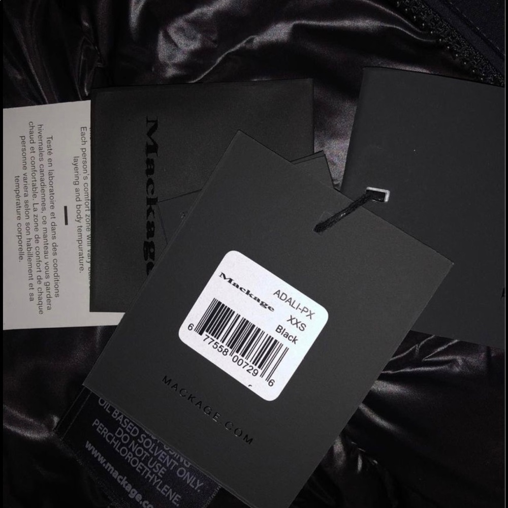 Brand New With Tags Black Adali Mackage - Picture 4 of 4